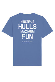 T-Shirt - Adulte - Bright Blue - White